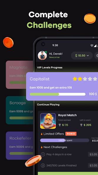 PlayCharge: play & earn money Screenshot 4 - AppWisp.com PlayCharge: play & earn money Screenshot 4 - AppWisp.com