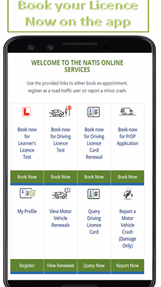 Natis Driving License Bookings Screenshot 1 - AppWisp.com Natis Driving License Bookings Screenshot 1 - AppWisp.com