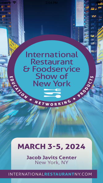 Int’l Restaurant Show of NY Screenshot 1 - AppWisp.com Int’l Restaurant Show of NY Screenshot 1 - AppWisp.com