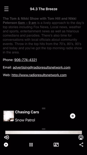 WZNL 94.3 The Breeze Screenshot 3 - AppWisp.com WZNL 94.3 The Breeze Screenshot 3 - AppWisp.com