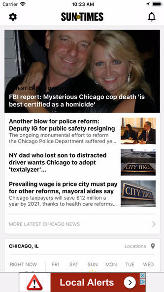 Chicago Sun-Times News Screenshot 1 - AppWisp.com Chicago Sun-Times News Screenshot 1 - AppWisp.com