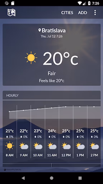 Slovakia Weather Screenshot 1 - AppWisp.com Slovakia Weather Screenshot 1 - AppWisp.com