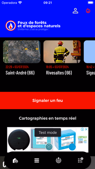 Feux de Forêt Screenshot 1 - AppWisp.com Feux de Forêt Screenshot 1 - AppWisp.com
