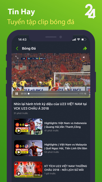 Tin Hay 24h - Đọc Báo Mới Screenshot 4 - AppWisp.com Tin Hay 24h - Đọc Báo Mới Screenshot 4 - AppWisp.com