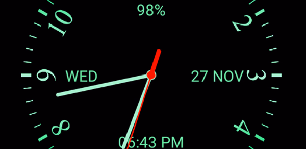 Analog Clock Live Wallpaper Header - AppWisp.com Analog Clock Live Wallpaper Header - AppWisp.com