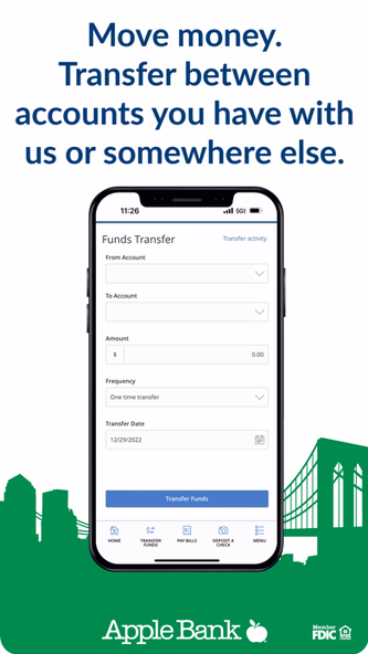 Apple Bank Mobile Banking Screenshot 4 - AppWisp.com Apple Bank Mobile Banking Screenshot 4 - AppWisp.com