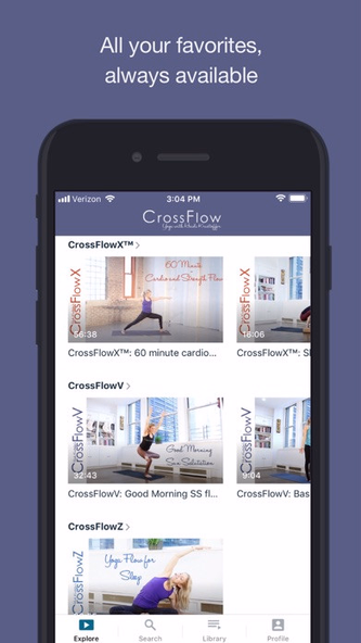 CrossFlow Yoga Screenshot 3 - AppWisp.com CrossFlow Yoga Screenshot 3 - AppWisp.com