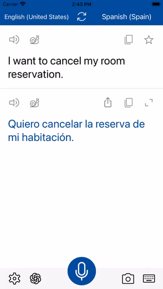 Instant Voice Translate Screenshot 2 - AppWisp.com Instant Voice Translate Screenshot 2 - AppWisp.com
