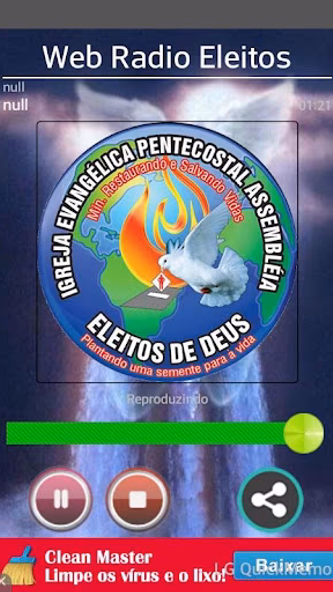 Web Rádio Eleitos Screenshot 1 - AppWisp.com Web Rádio Eleitos Screenshot 1 - AppWisp.com