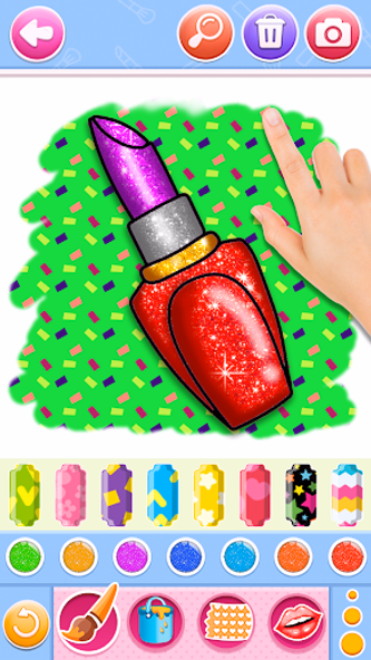 Glitter lips coloring game Screenshot 4 - AppWisp.com Glitter lips coloring game Screenshot 4 - AppWisp.com