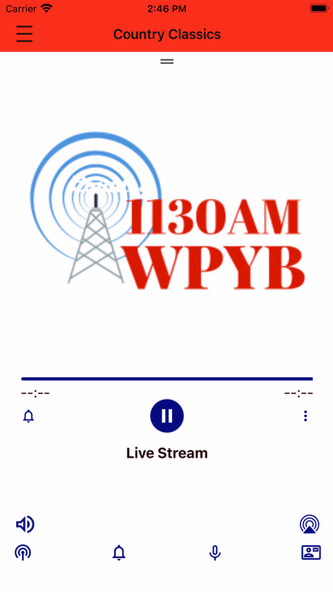 Country Classics WPYB 1130AM Screenshot 1 - AppWisp.com Country Classics WPYB 1130AM Screenshot 1 - AppWisp.com