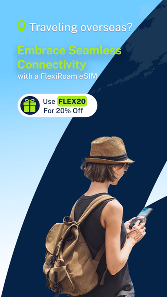 FlexiRoam eSIM & Data Plans Screenshot 1 - AppWisp.com FlexiRoam eSIM & Data Plans Screenshot 1 - AppWisp.com