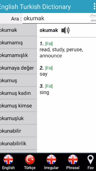 English Turkish Dictionary Screenshot 2 - AppWisp.com English Turkish Dictionary Screenshot 2 - AppWisp.com