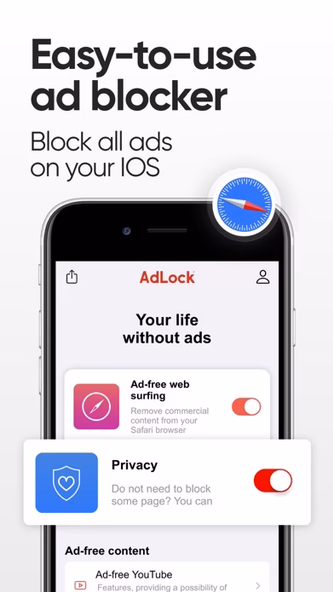 AdLock: Ads Blocker & Privacy Screenshot 2 - AppWisp.com AdLock: Ads Blocker & Privacy Screenshot 2 - AppWisp.com
