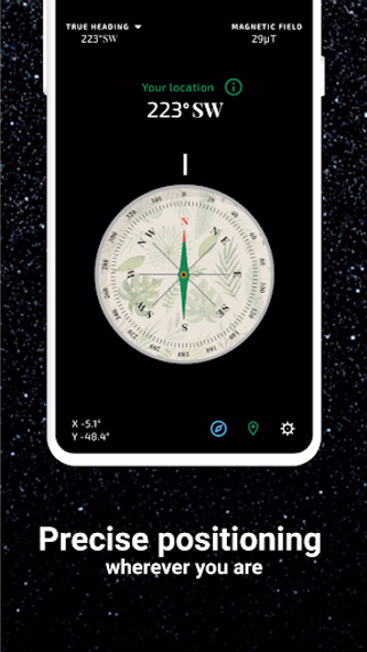 Compass: Direction Compass Screenshot 3 - AppWisp.com Compass: Direction Compass Screenshot 3 - AppWisp.com