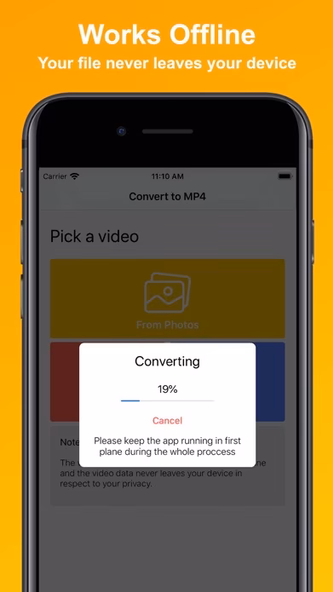 MP4 Maker - Convert to MP4 Screenshot 2 - AppWisp.com MP4 Maker - Convert to MP4 Screenshot 2 - AppWisp.com