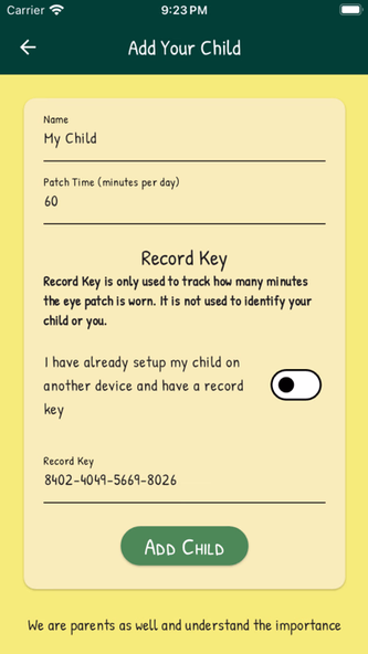 Patch Me: Eye Patch Tracking Screenshot 4 - AppWisp.com Patch Me: Eye Patch Tracking Screenshot 4 - AppWisp.com