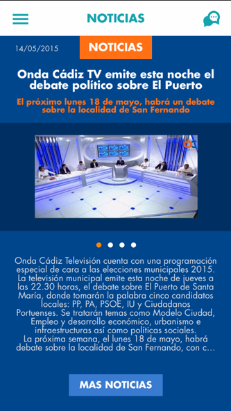 Aplicación de Onda Cádiz Screenshot 3 - AppWisp.com Aplicación de Onda Cádiz Screenshot 3 - AppWisp.com
