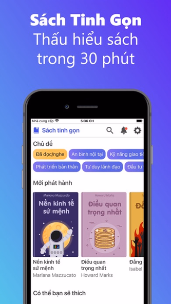 Sách Tinh Gọn Screenshot 1 - AppWisp.com Sách Tinh Gọn Screenshot 1 - AppWisp.com