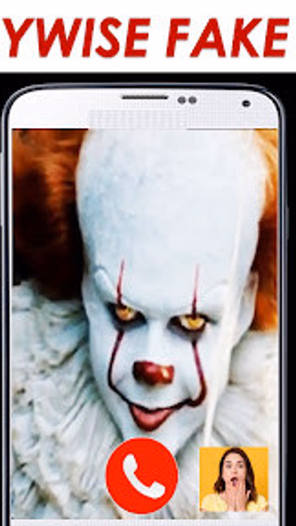 Pennywise Fake Call Horror Screenshot 1 - AppWisp.com Pennywise Fake Call Horror Screenshot 1 - AppWisp.com