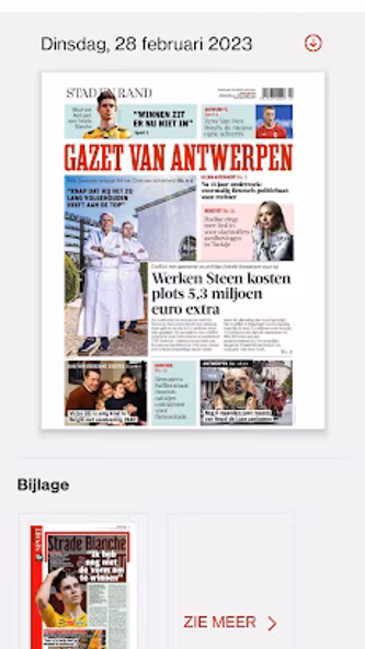 Gazet van Antwerpen - Krant Screenshot 1 - AppWisp.com Gazet van Antwerpen - Krant Screenshot 1 - AppWisp.com