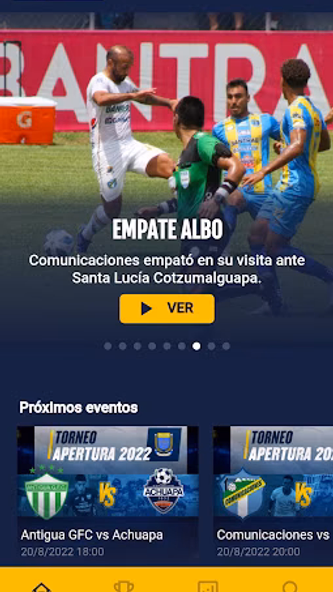 Tigo Sports Guatemala Screenshot 1 - AppWisp.com Tigo Sports Guatemala Screenshot 1 - AppWisp.com