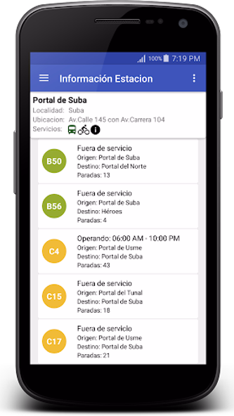 Rutas Transmilenio y SITP Screenshot 3 - AppWisp.com Rutas Transmilenio y SITP Screenshot 3 - AppWisp.com