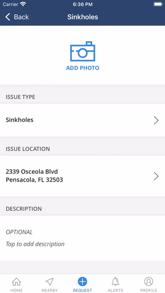 Pensacola 311 Screenshot 3 - AppWisp.com Pensacola 311 Screenshot 3 - AppWisp.com