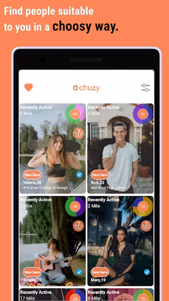 Chuzy: Dating, IQ based Screenshot 1 - AppWisp.com Chuzy: Dating, IQ based Screenshot 1 - AppWisp.com