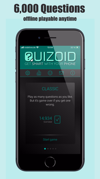 Quizoid: Offline Trivia Quiz Screenshot 1 - AppWisp.com Quizoid: Offline Trivia Quiz Screenshot 1 - AppWisp.com