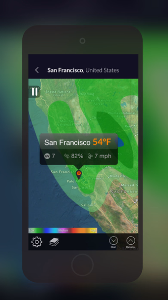 Intuitive Weather Update Screenshot 4 - AppWisp.com Intuitive Weather Update Screenshot 4 - AppWisp.com