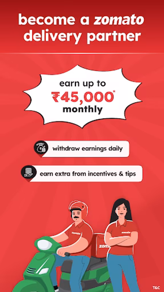 Zomato Delivery Partner Screenshot 1 - AppWisp.com Zomato Delivery Partner Screenshot 1 - AppWisp.com