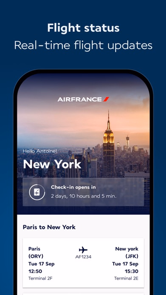 Air France - Book a flight Screenshot 2 - AppWisp.com Air France - Book a flight Screenshot 2 - AppWisp.com