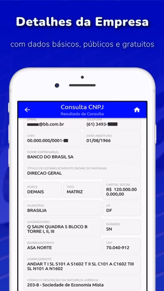 Consulta CNPJ - MEI, ME, EPP Screenshot 3 - AppWisp.com Consulta CNPJ - MEI, ME, EPP Screenshot 3 - AppWisp.com