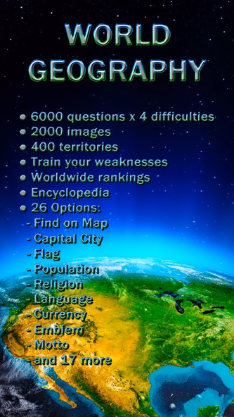 World Geography - Quiz Game Screenshot 1 - AppWisp.com World Geography - Quiz Game Screenshot 1 - AppWisp.com