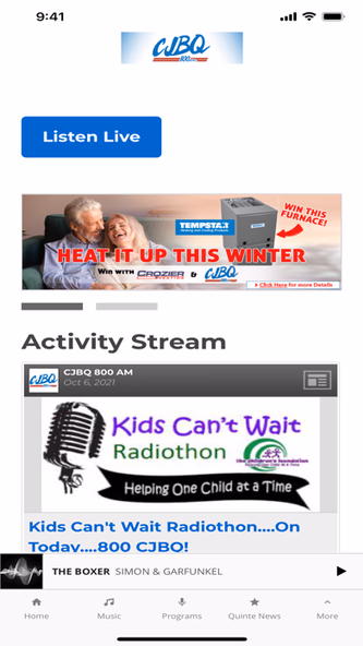 CJBQ Radio Screenshot 2 - AppWisp.com CJBQ Radio Screenshot 2 - AppWisp.com