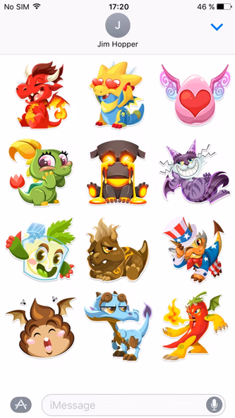 Dragon City Stickers Screenshot 2 - AppWisp.com Dragon City Stickers Screenshot 2 - AppWisp.com