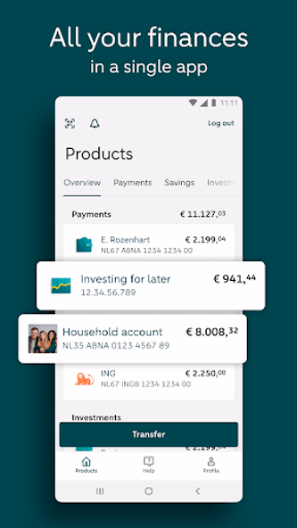 ABN AMRO Screenshot 1 - AppWisp.com ABN AMRO Screenshot 1 - AppWisp.com
