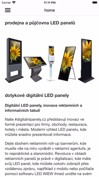 Digitální panely cz Screenshot 1 - AppWisp.com Digitální panely cz Screenshot 1 - AppWisp.com