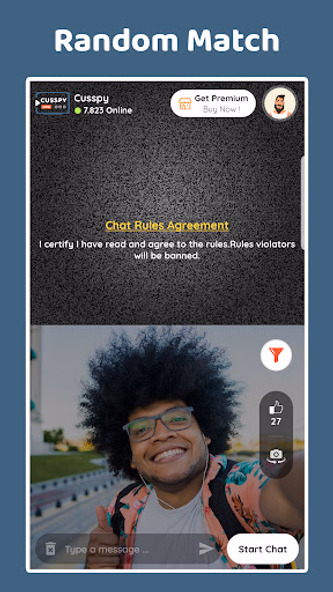 Cusspy - Live Video Chat Screenshot 3 - AppWisp.com Cusspy - Live Video Chat Screenshot 3 - AppWisp.com