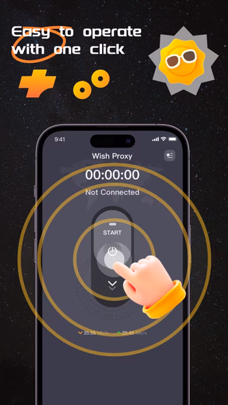Wish Proxy : Secure VPN Screenshot 1 - AppWisp.com Wish Proxy : Secure VPN Screenshot 1 - AppWisp.com