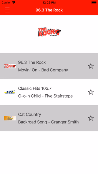 96.3 The Rock Screenshot 1 - AppWisp.com 96.3 The Rock Screenshot 1 - AppWisp.com