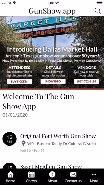 GunShow.App Screenshot 1 - AppWisp.com GunShow.App Screenshot 1 - AppWisp.com