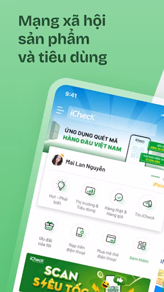 iCheck Scan - Quét mã sản phẩm Screenshot 1 - AppWisp.com iCheck Scan - Quét mã sản phẩm Screenshot 1 - AppWisp.com