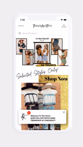 Trendy & Tipsy Screenshot 1 - AppWisp.com Trendy & Tipsy Screenshot 1 - AppWisp.com