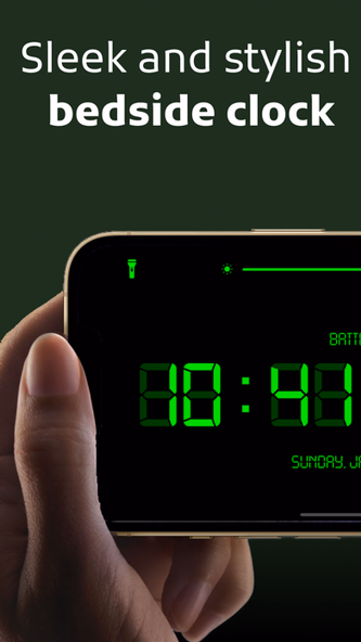 Digital Clock: Night Stand-by Screenshot 1 - AppWisp.com Digital Clock: Night Stand-by Screenshot 1 - AppWisp.com