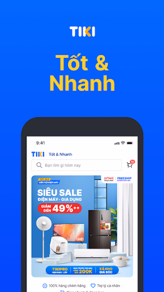 Tiki - Tốt & Nhanh Screenshot 1 - AppWisp.com Tiki - Tốt & Nhanh Screenshot 1 - AppWisp.com