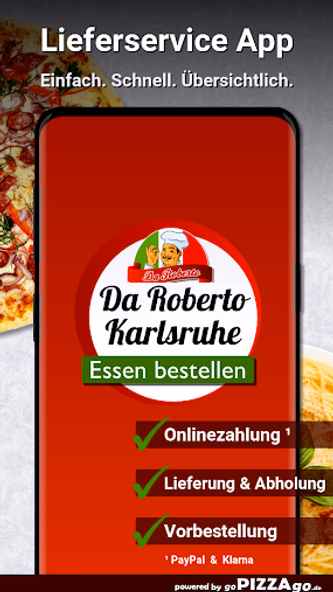 Pizza Da Roberto Karlsruhe Screenshot 1 - AppWisp.com Pizza Da Roberto Karlsruhe Screenshot 1 - AppWisp.com