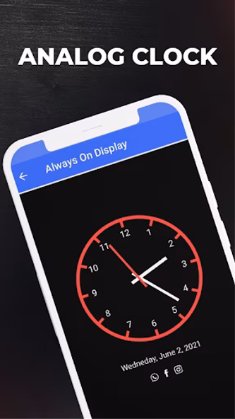 Always on Display Amoled Clock Screenshot 2 - AppWisp.com Always on Display Amoled Clock Screenshot 2 - AppWisp.com
