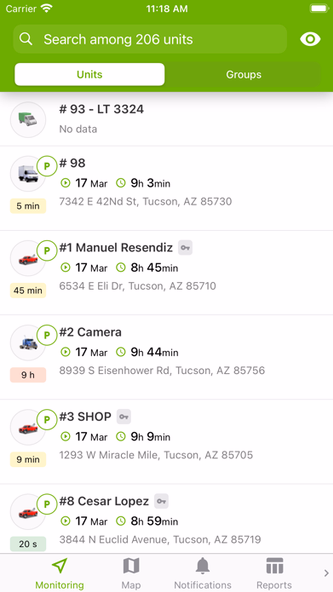 EcoTrack GPS Tracking Screenshot 1 - AppWisp.com EcoTrack GPS Tracking Screenshot 1 - AppWisp.com